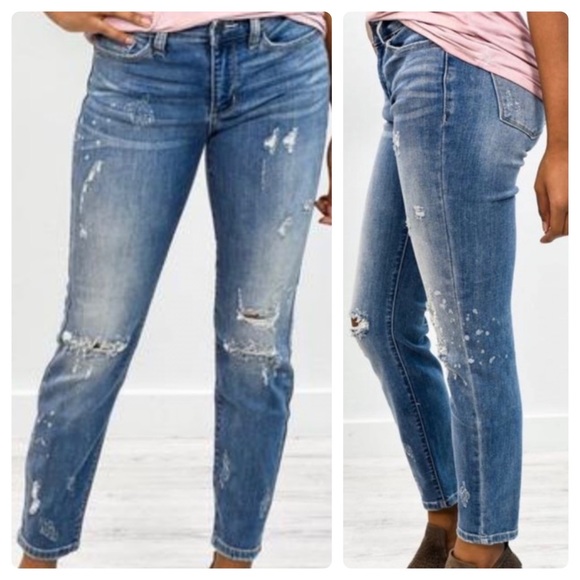 Judy Blue Jeans Judy Blue Shredding Up My Life Relaxed Fit Jeans Poshmark